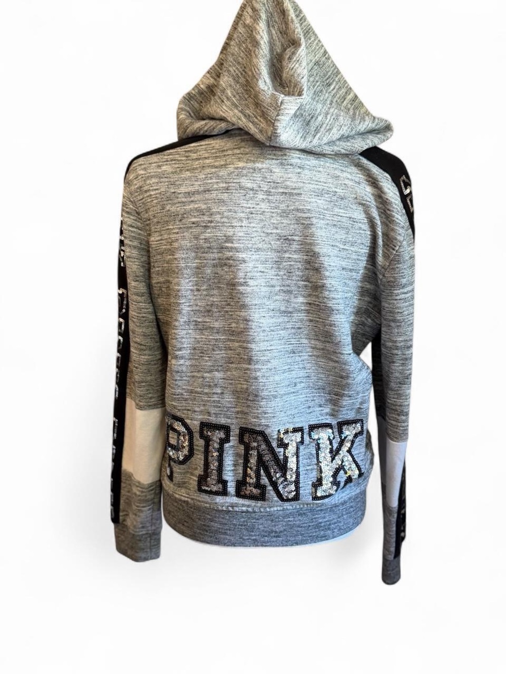 Victoria's Secret PINK Grey and Black hoodie